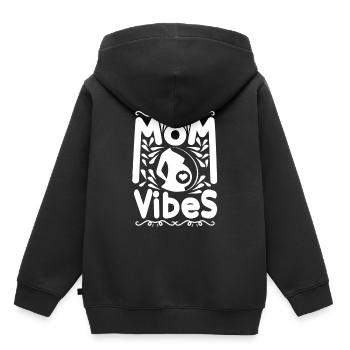 Schwangerschaft Schwangerschaft Geschnek Mutter - Kinder Premium Organic Hoodie - Schwarz - Hinten - AI Model Kid Male (0cm)
