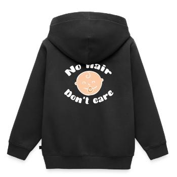 Schwangerschaft 1.Schwangerschaft - Kinder Premium Organic Hoodie - Schwarz - Hinten - AI Model Kid Male (0cm)