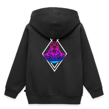 Docteur plague, docteur de peste & Peste Médecin Cadeau - Sweat Premium à capuche enfant bio - noir - Dos - AI Model Kid Male (0cm)