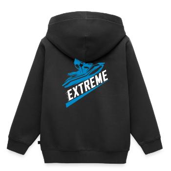 Jetski Jetski Kinder Jetski Zubehör - Kinder Premium Organic Hoodie - Schwarz - Hinten - AI Model Kid Male (0cm)