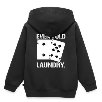 Kartenspiel kartenspiel Poker Poker - Kinder Premium Organic Hoodie - Schwarz - Hinten - AI Model Kid Male (0cm)