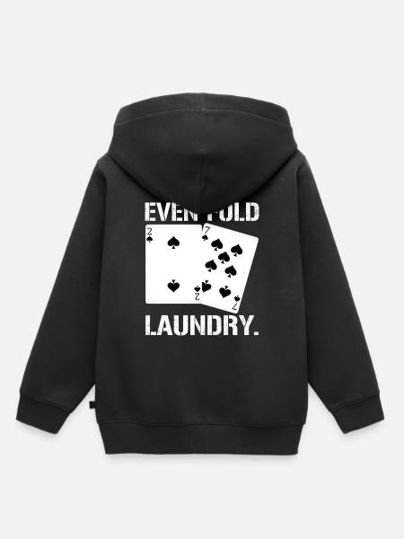 Jeu de cartes jeu de cartes poker poker - Sweat Premium à capuche enfant bio - noir