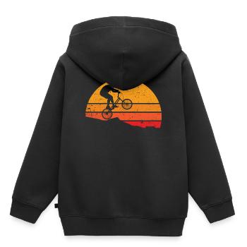 Dirt Bike Dirt Bikes Dirt Bike Bicycle - Kids Premium Organic Hoodie - black - Back - AI Model Kid Male (0cm)