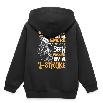 Motocross Motocross Women Motocross - Kids Premium Organic Hoodie - black - Back - AI Model Kid Male (0cm)