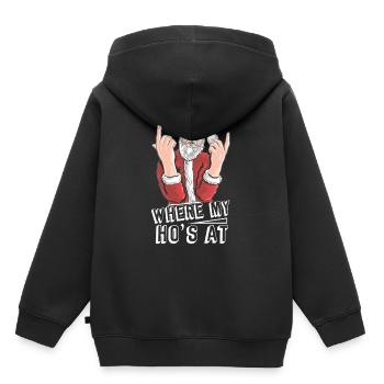 Santa Claus costume - Santa Claus - Kids Premium Organic Hoodie - black - Back - AI Model Kid Male (0cm)