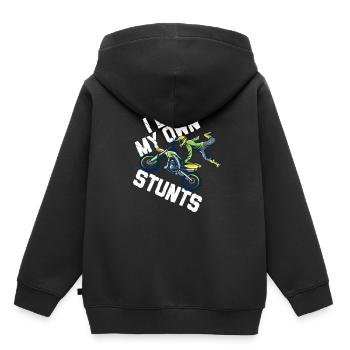 Motocross motocross kids motocross machine - Kids Premium Organic Hoodie - black - Back - AI Model Kid Male (0cm)