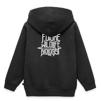Wildlife Biology Wildlife Biologist Wildlife Biologist Profession - Kids Premium Organic Hoodie - black - Back - AI Model Kid Male (0cm)