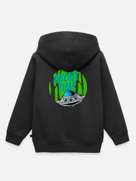 Alien - Kinder Premium Organic Hoodie - Schwarz