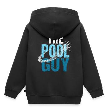 Pool pool boy swimming - Kids Premium Organic Hoodie - black - Back - AI Model Kid Male (0cm)