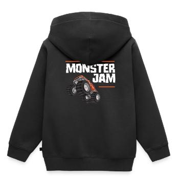 Monster Jam - Kinder Premium Organic Hoodie - Schwarz - Hinten - AI Model Kid Male (0cm)