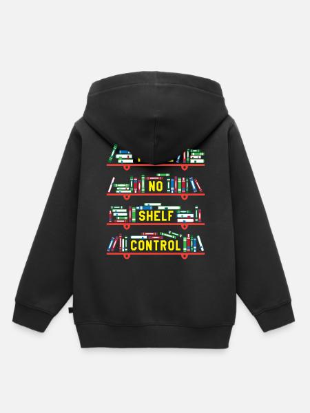 Bücher Sammeln Bibliothek - Kinder Premium Organic Hoodie - Schwarz