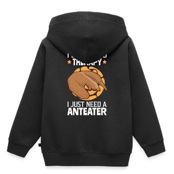 Anteater est ma thérapie Amérique du Sud - Sweat Premium à capuche enfant bio - noir - Dos - AI Model Kid Male (0cm)