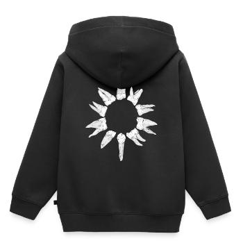 Teeth - Kids Premium Organic Hoodie - black - Back - AI Model Kid Male (0cm)
