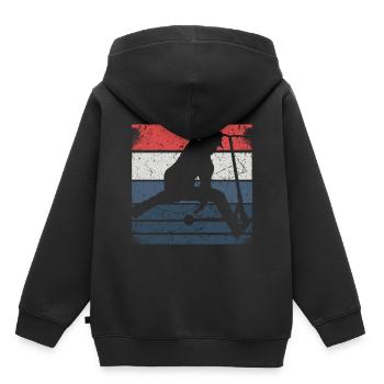 Stunt Scooter Enfants Stuntscooter Scooter - Sweat Premium à capuche enfant bio - noir - Dos - AI Model Kid Male (0cm)