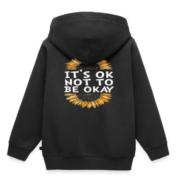 Take Of Care Yourself Self Care Zitate - Kinder Premium Organic Hoodie - Schwarz - Hinten - AI Model Kid Male (0cm)