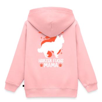 Beste Harzer Fuchs Mama Hütehund - Kinder Premium Organic Hoodie - Rosa - Hinten - AI Model Kid Female (0cm)