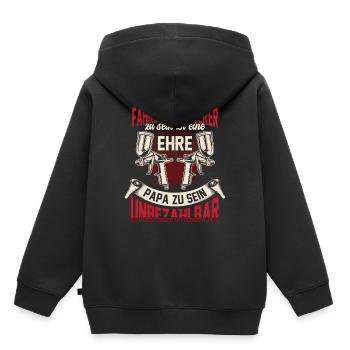 Fahrzeuglackierer zu sein ist eine Ehre Lackierer - Kinder Premium Organic Hoodie - Schwarz - Hinten - AI Model Kid Male (0cm)