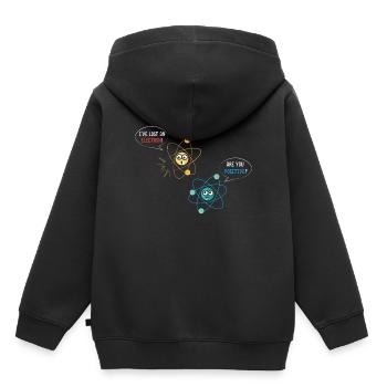 J’ai perdu un électron - Sweat Premium à capuche enfant bio - noir - Dos - AI Model Kid Male (0cm)
