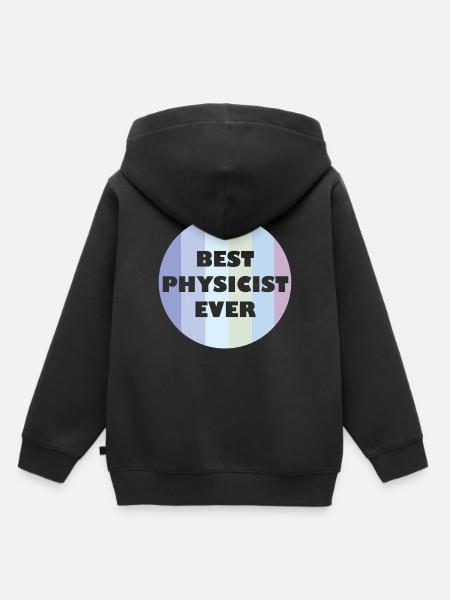 Retro Physics Lover Educational - Kinder Premium Organic Hoodie - Schwarz