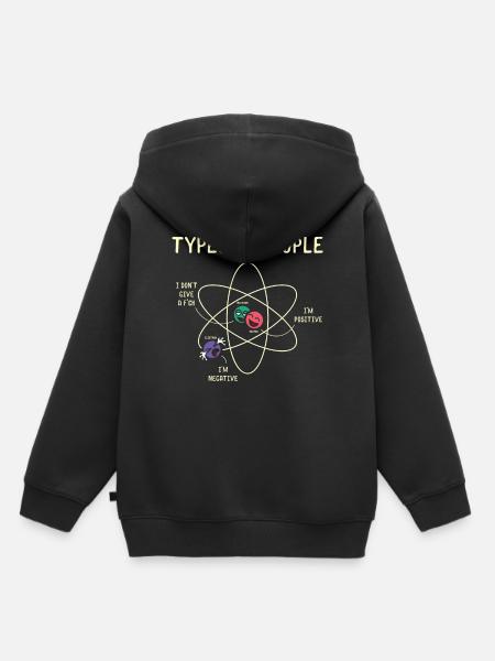 Science physique - Sweat Premium à capuche enfant bio - noir