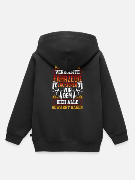 Legendärer Fahrzeuglackierer Lackierer - Kinder Premium Organic Hoodie - Schwarz