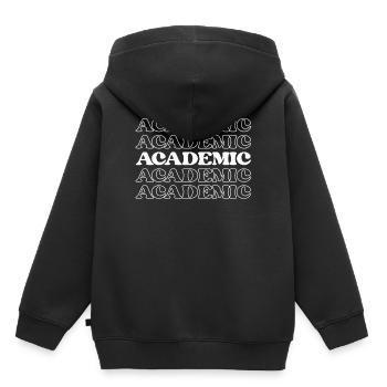 Akademischer Professor Lehrbeauftragter Tutor Lehrer - Kinder Premium Organic Hoodie - Schwarz - Hinten - AI Model Kid Male (0cm)