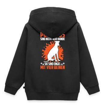 Podenco not only dog Spanish hunting dog - Kids Premium Organic Hoodie - black - Back - AI Model Kid Male (0cm)
