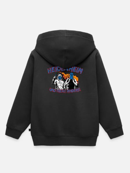 Heidenheim und nicht anders UPDATE - Kinder Premium Organic Hoodie - Schwarz