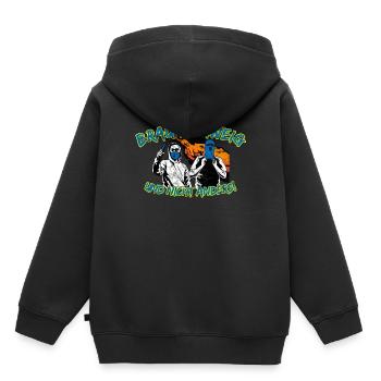 Braunschweig und nicht anders UPDATE - Kinder Premium Organic Hoodie - Schwarz - Hinten - AI Model Kid Male (0cm)