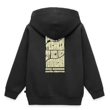 La pyrotechnie n’est pas un crime - Meme Spruch - Sweat Premium à capuche enfant bio - noir - Dos - AI Model Kid Male (0cm)