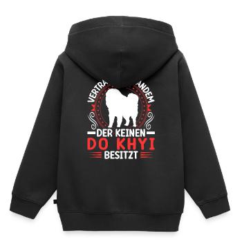 Own a Do Khyi Tibetan Mastiff Tibetan Mastiff - Kids Premium Organic Hoodie - black - Back - AI Model Kid Male (0cm)