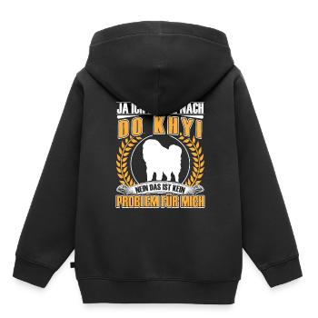 Smell Like Do Khyi Tibetan Mastiff Tibetan Mastiff - Kids Premium Organic Hoodie - black - Back - AI Model Kid Male (0cm)