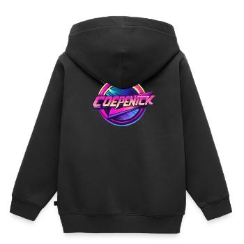 Berlin Köpenick Souvenir Cöpenick Retro-Style - Kinder Premium Organic Hoodie - Schwarz - Hinten - AI Model Kid Male (0cm)