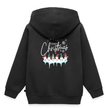 Christmas merry christmas snow gnomes - Kids Premium Organic Hoodie - black - Back - AI Model Kid Male (0cm)