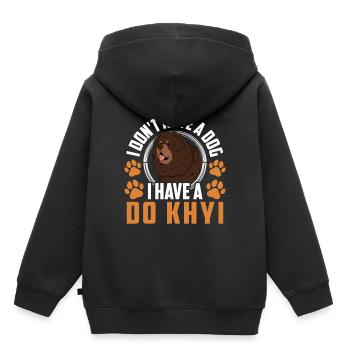 Have a Do Khyi Tibetan Mastiff Tibetan Mastiff - Kids Premium Organic Hoodie - black - Back - AI Model Kid Male (0cm)