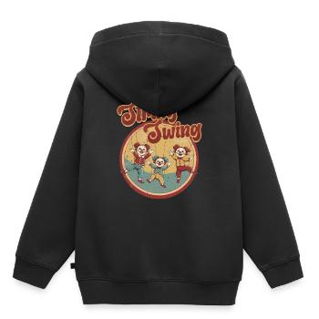 Puppeteer Ventriloquist - Kids Premium Organic Hoodie - black - Back - AI Model Kid Male (0cm)