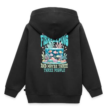 Reproduction de coraux Éleveurs de coraux - Sweat Premium à capuche enfant bio - noir - Dos - AI Model Kid Male (0cm)