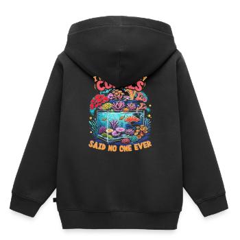 Reproduction de coraux Éleveur de coraux Trop de coraux - Sweat Premium à capuche enfant bio - noir - Dos - AI Model Kid Male (0cm)