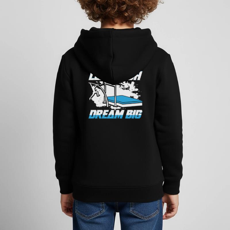 Stabhochsprung Stabspringer Stabhochspringer Kinder Premium Organic Hoodie