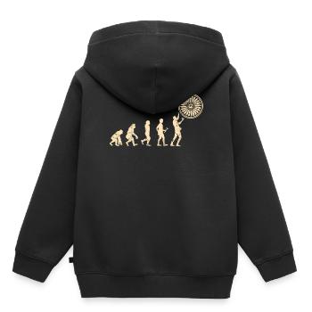 Mécanicien d'aéronef volant des turbines d'aéronef - Sweat Premium à capuche enfant bio - noir - Dos - AI Model Kid Male (0cm)