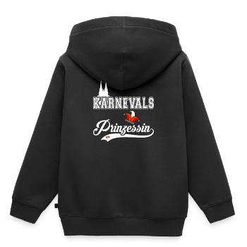 Karnevalsprinzessin Kölsch Köln Kölle Alaaf - Kinder Premium Organic Hoodie - Schwarz - Hinten - AI Model Kid Male (0cm)