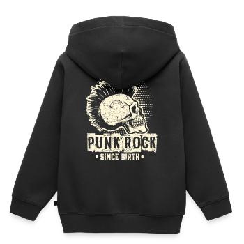 Punk Music Retro Punk Rock Skull Gift 1 - Kids Premium Organic Hoodie - black - Back - AI Model Kid Male (0cm)