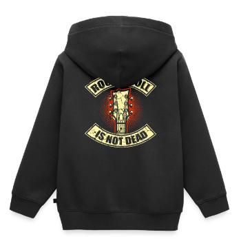 Rock and Roll Retro Rock n Roll Music Gift - Kids Premium Organic Hoodie - black - Back - AI Model Kid Male (0cm)