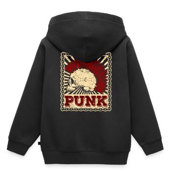 Punk Punk Rock Musique Punks Anarchy Punk Gift - Sweat Premium à capuche enfant bio - noir - Dos - AI Model Kid Male (0cm)