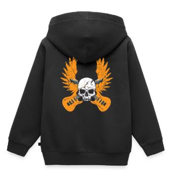 Bassiste bassiste bassiste EADG - Sweat Premium à capuche enfant bio - noir - Dos - AI Model Kid Male (0cm)