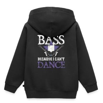 Bass joueur Bass Player Bassist Bassist - Sweat Premium à capuche enfant bio - noir - Dos - AI Model Kid Male (0cm)