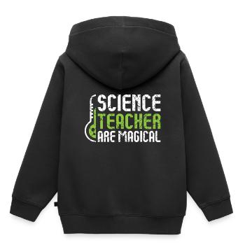 Science Professeur Science - Sweat Premium à capuche enfant bio - noir - Dos - AI Model Kid Male (0cm)
