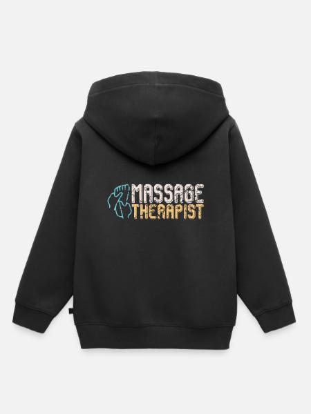 Massagetherapeut Füsse - Kinder Premium Organic Hoodie - Schwarz