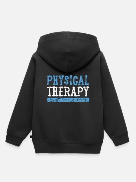 Physiotherapeut Beruf - Kinder Premium Organic Hoodie - Schwarz