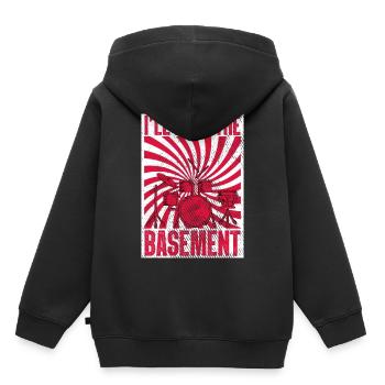 Das Tempo gebe Ich Vor Trommler Schlagzeuger - Kinder Premium Organic Hoodie - Schwarz - Hinten - AI Model Kid Male (0cm)